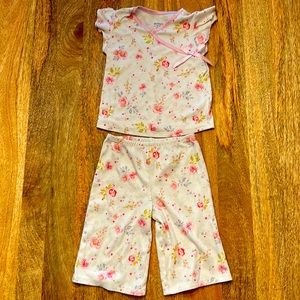 American Girl Bitty Baby girls pajamas size 4